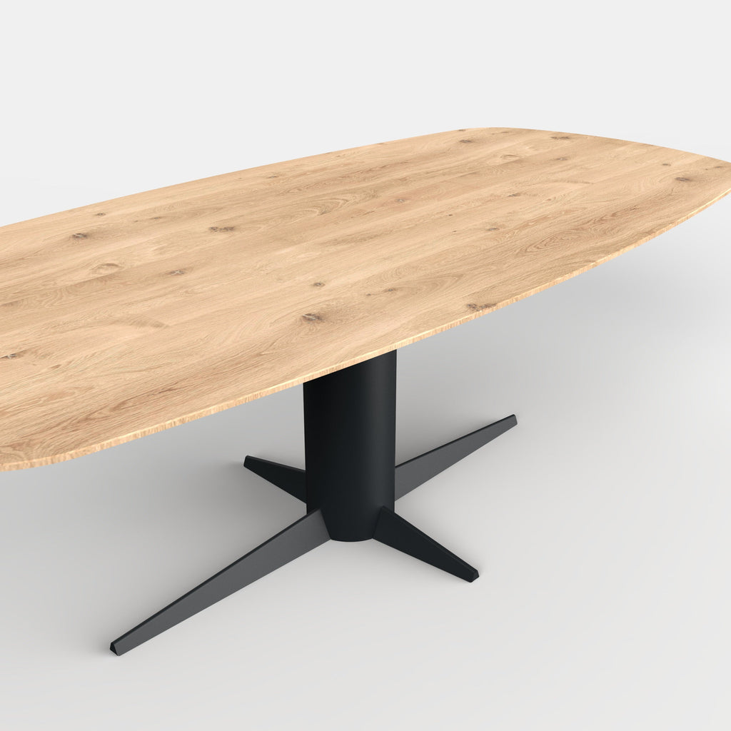 Deens ovale eiken eettafel dex
