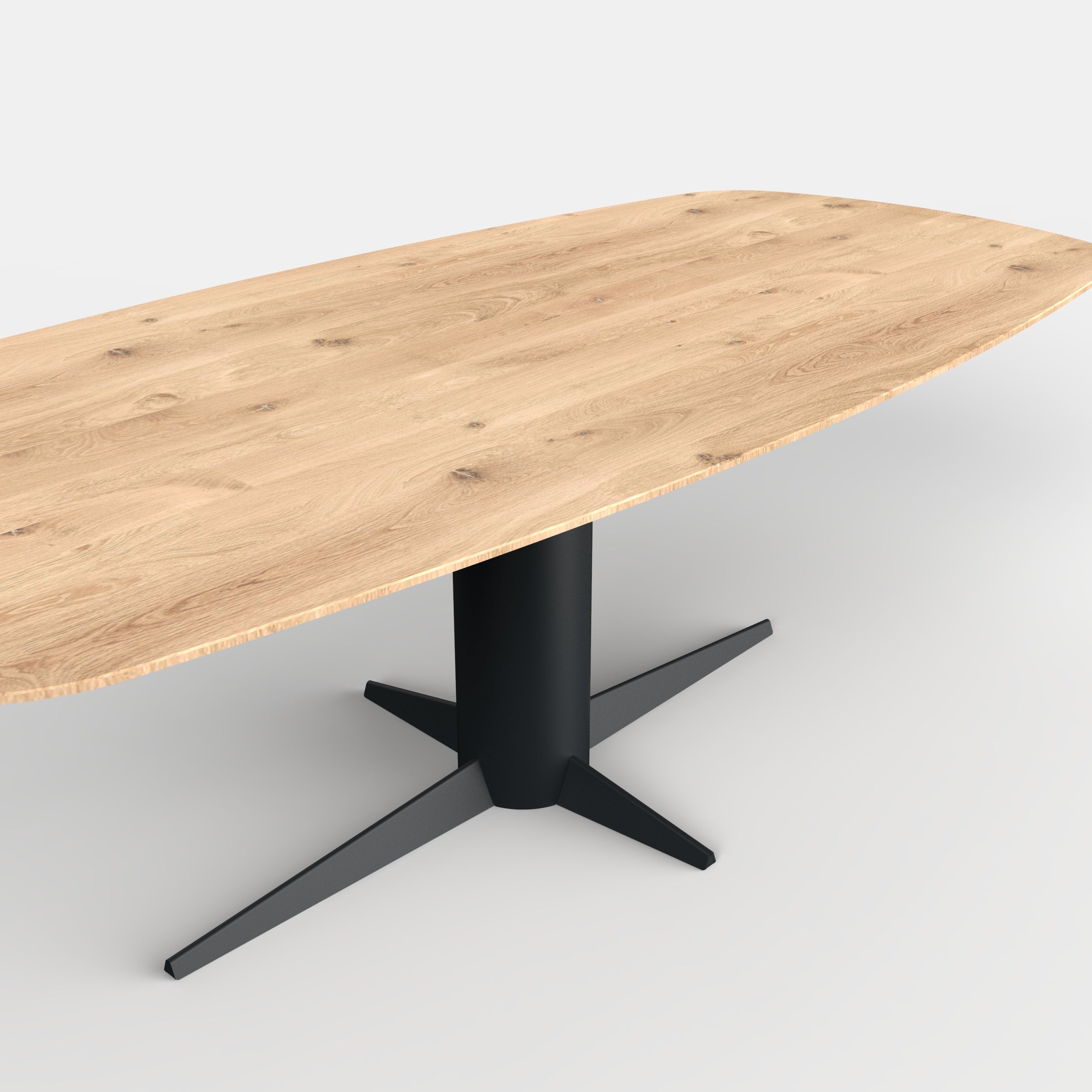 Deens ovale eiken eettafel dex