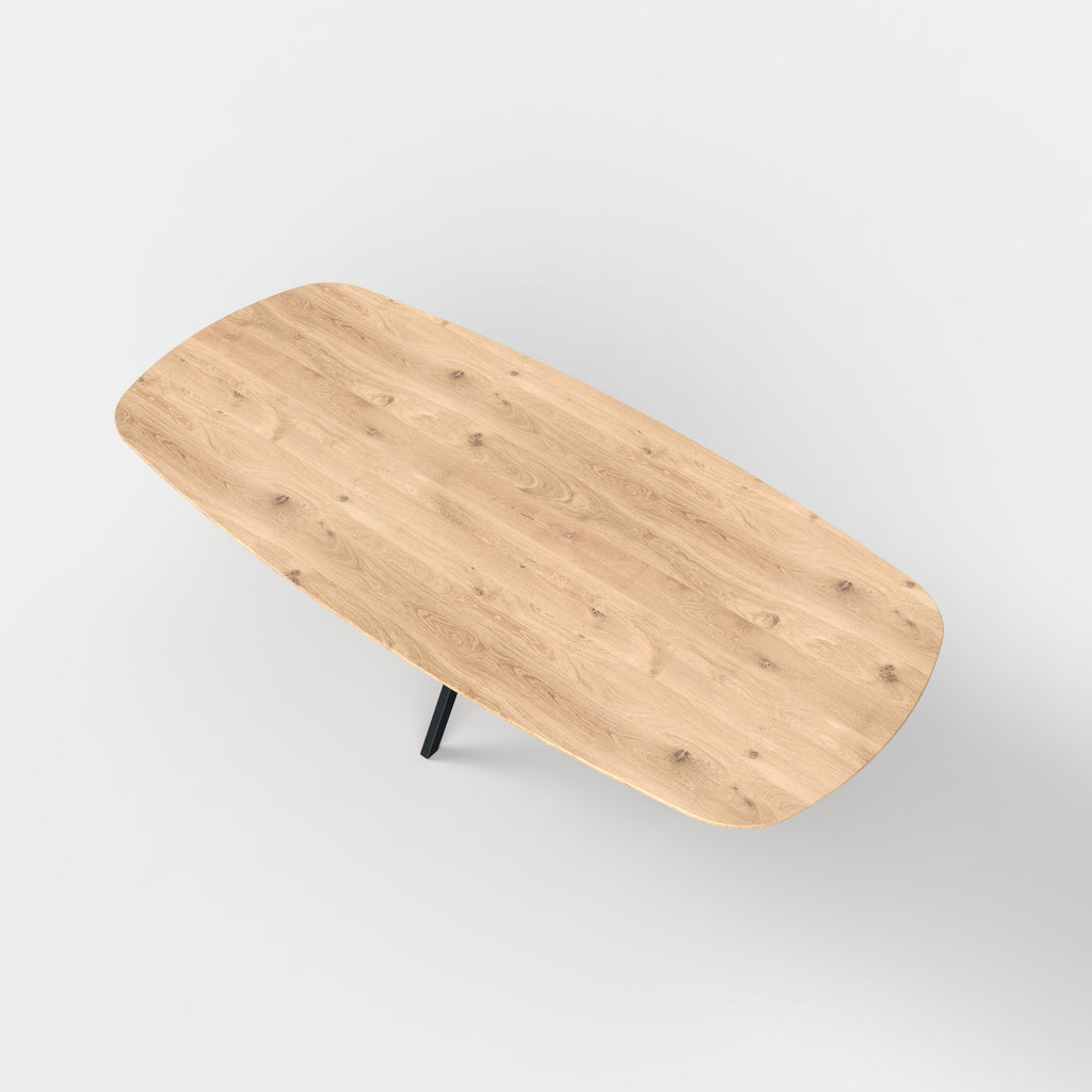 Deens ovale eiken eettafel Lente