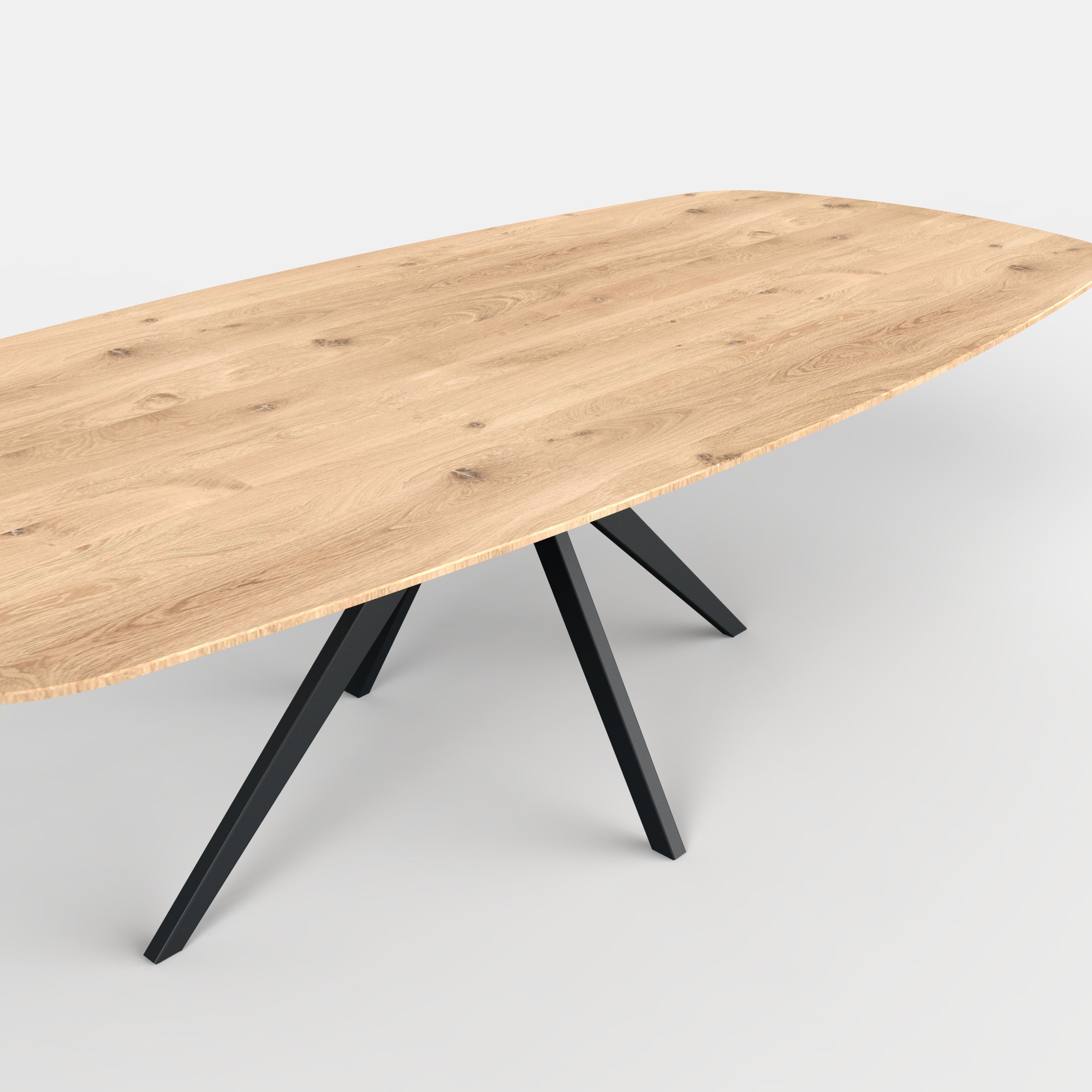 Deens ovale eiken eettafel Lente