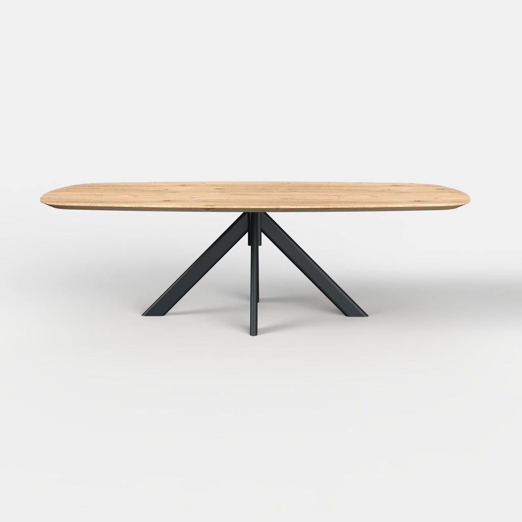 Deens ovale eiken eettafel Liva