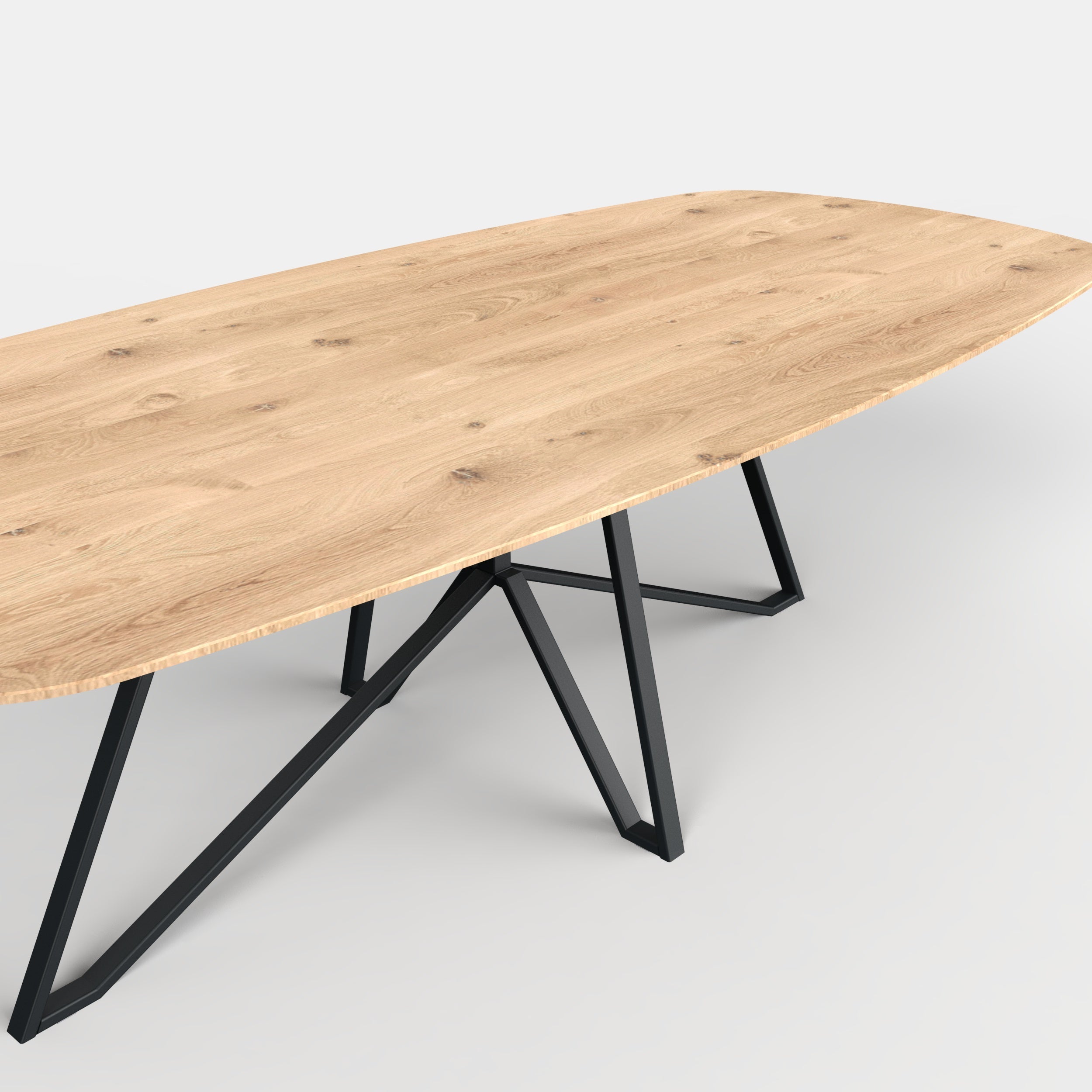 Deens ovale eiken eettafel mila