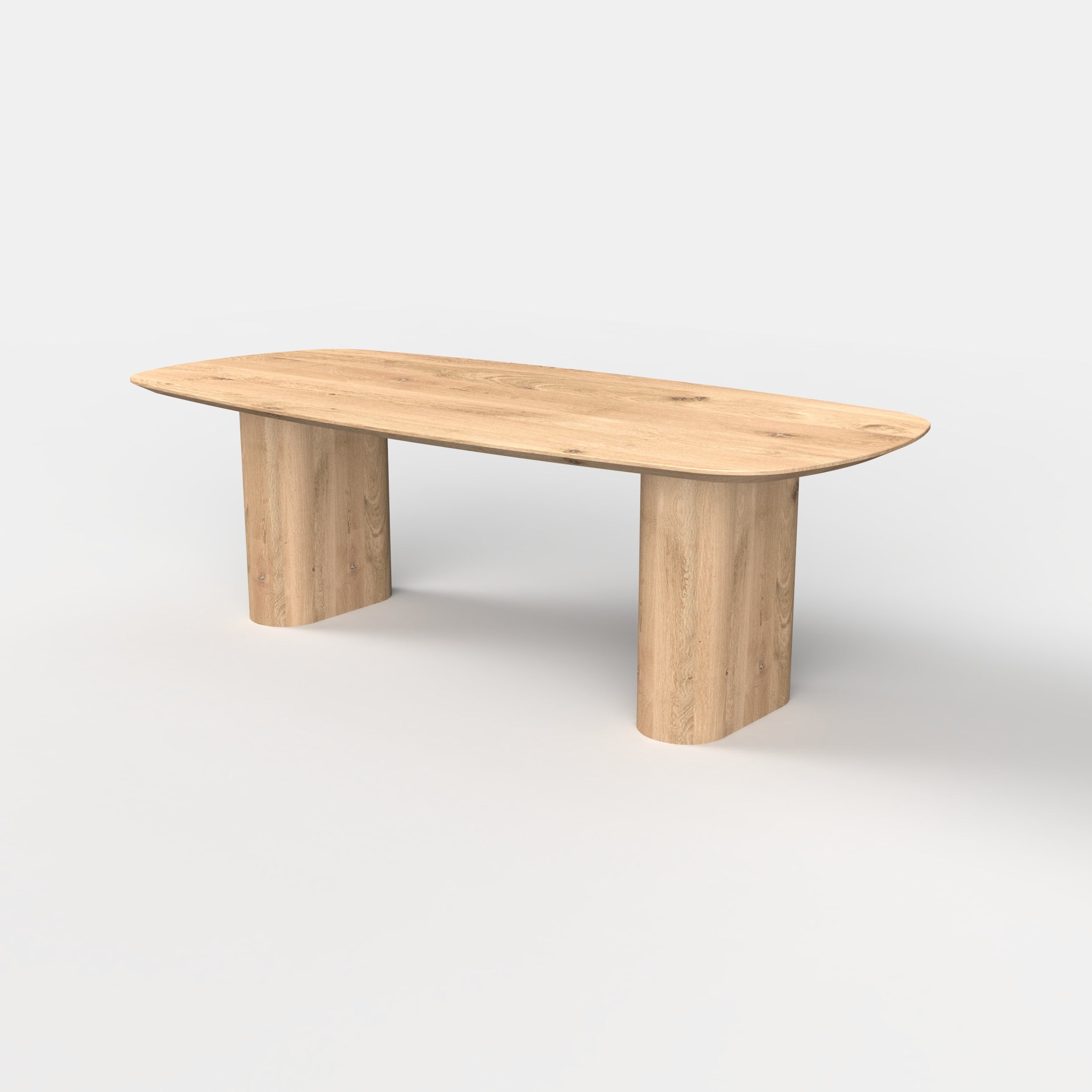 Deens ovale eiken eettafel Noah