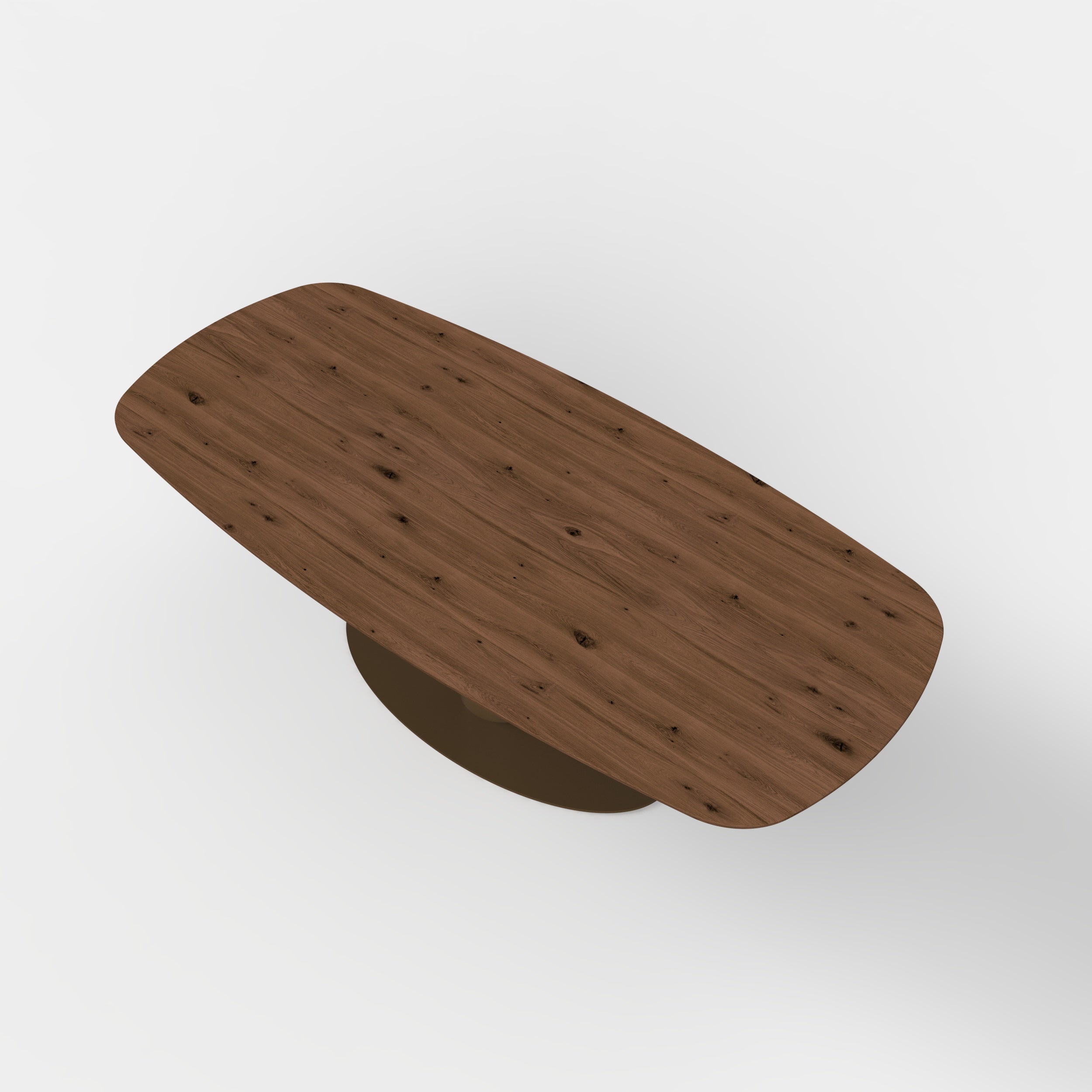 Deens ovale eiken eettafel Avaro - Mokka - anodic brown