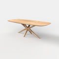 Deens ovale eiken eettafel Nilo