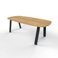Deens ovale iroko tuintafel Sophie