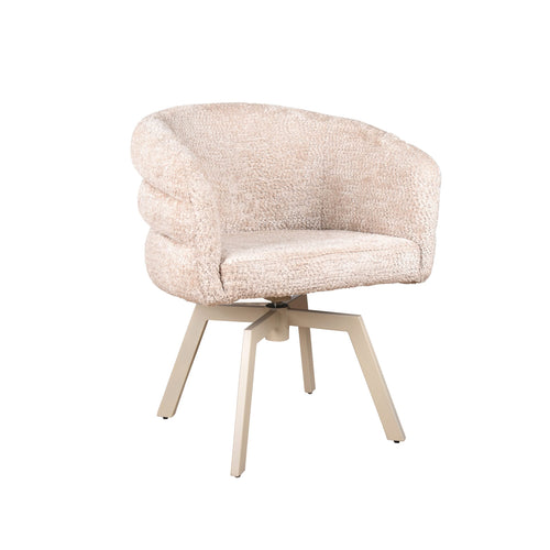 Eetkamerstoel Imola met armleuning mars - be lovely beige 170