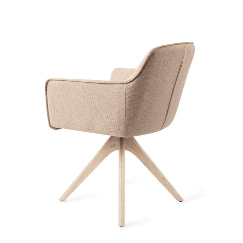 Eetkamerstoel Hofu - wild walnut -  Revolve oak bleach