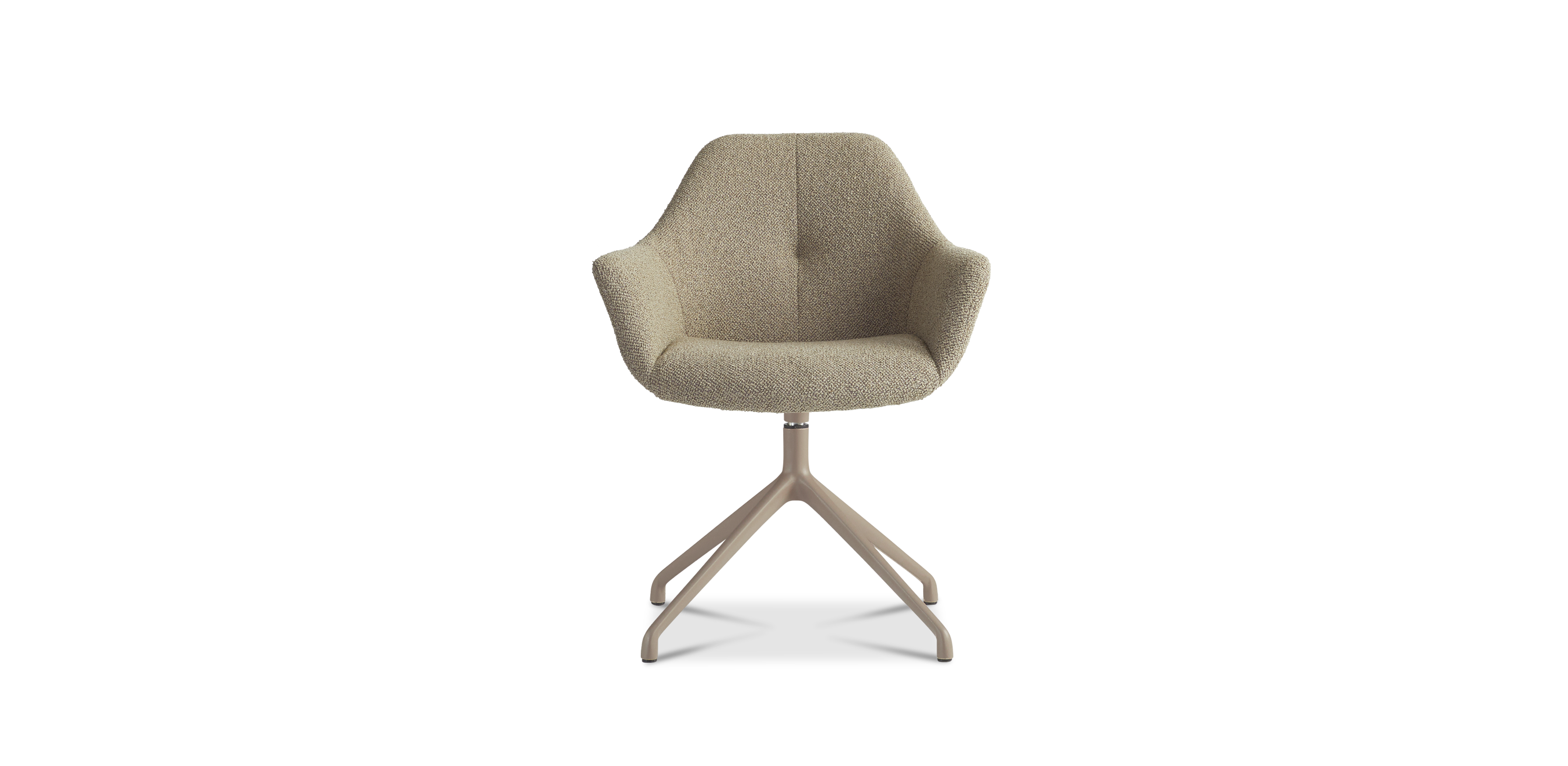 Ids eetkamerstoel cosmo - beige - draaivoet sand