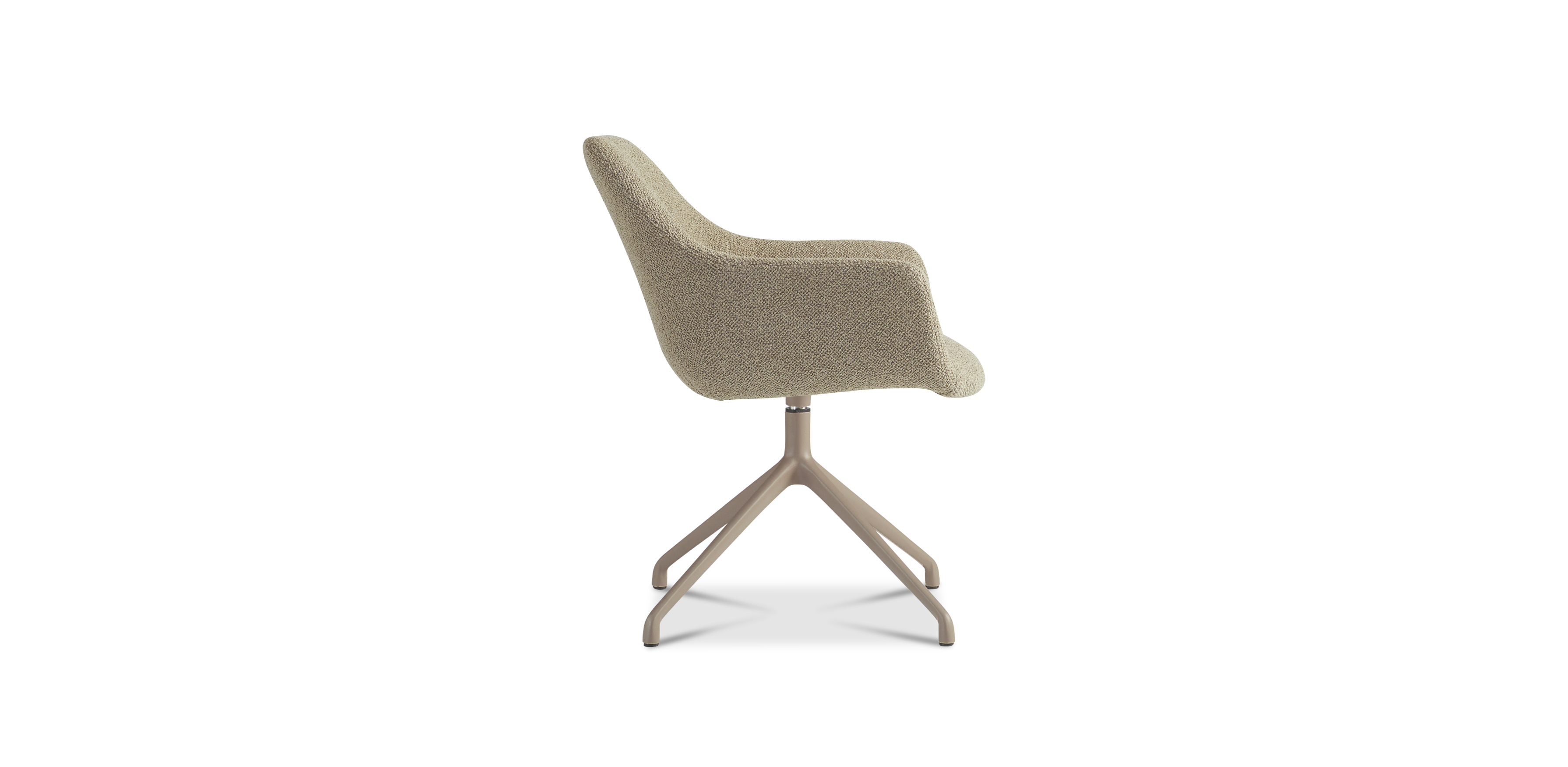 Ids eetkamerstoel cosmo - beige - draaivoet sand