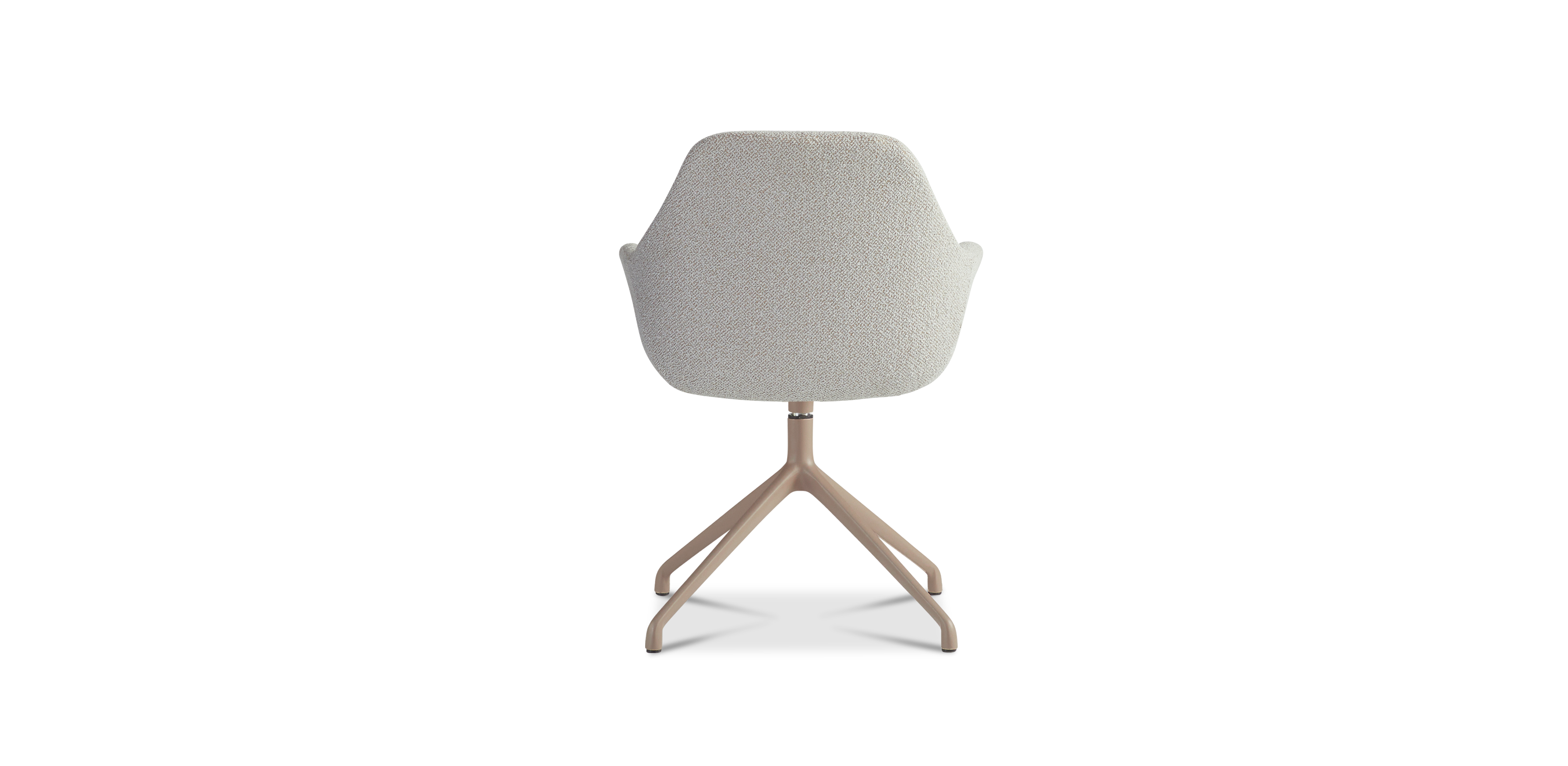 Ids eetkamerstoel cosmo - nude - draaivoet sand