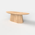Organische eiken eettafel Niva