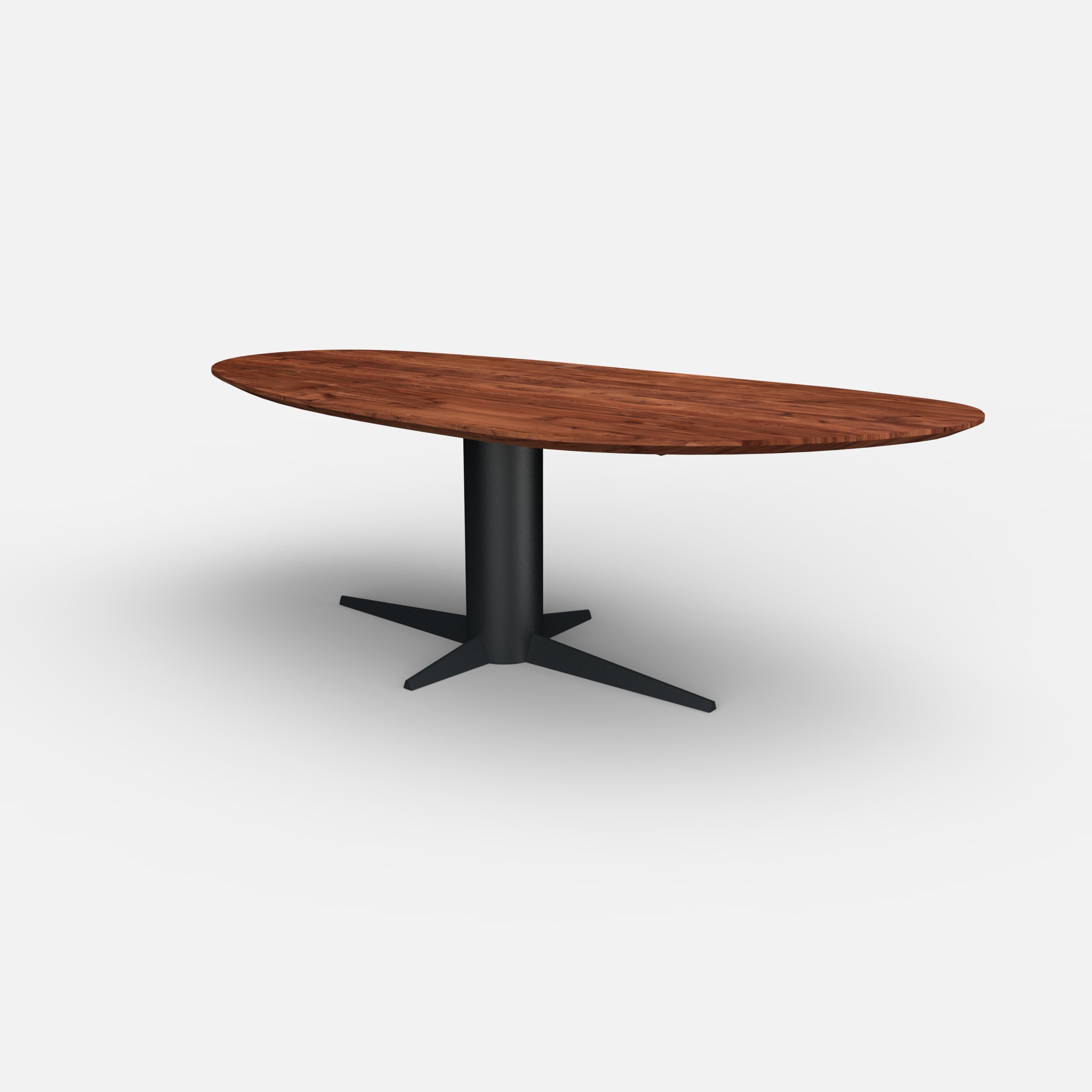 Organische notenhouten eettafel Dex