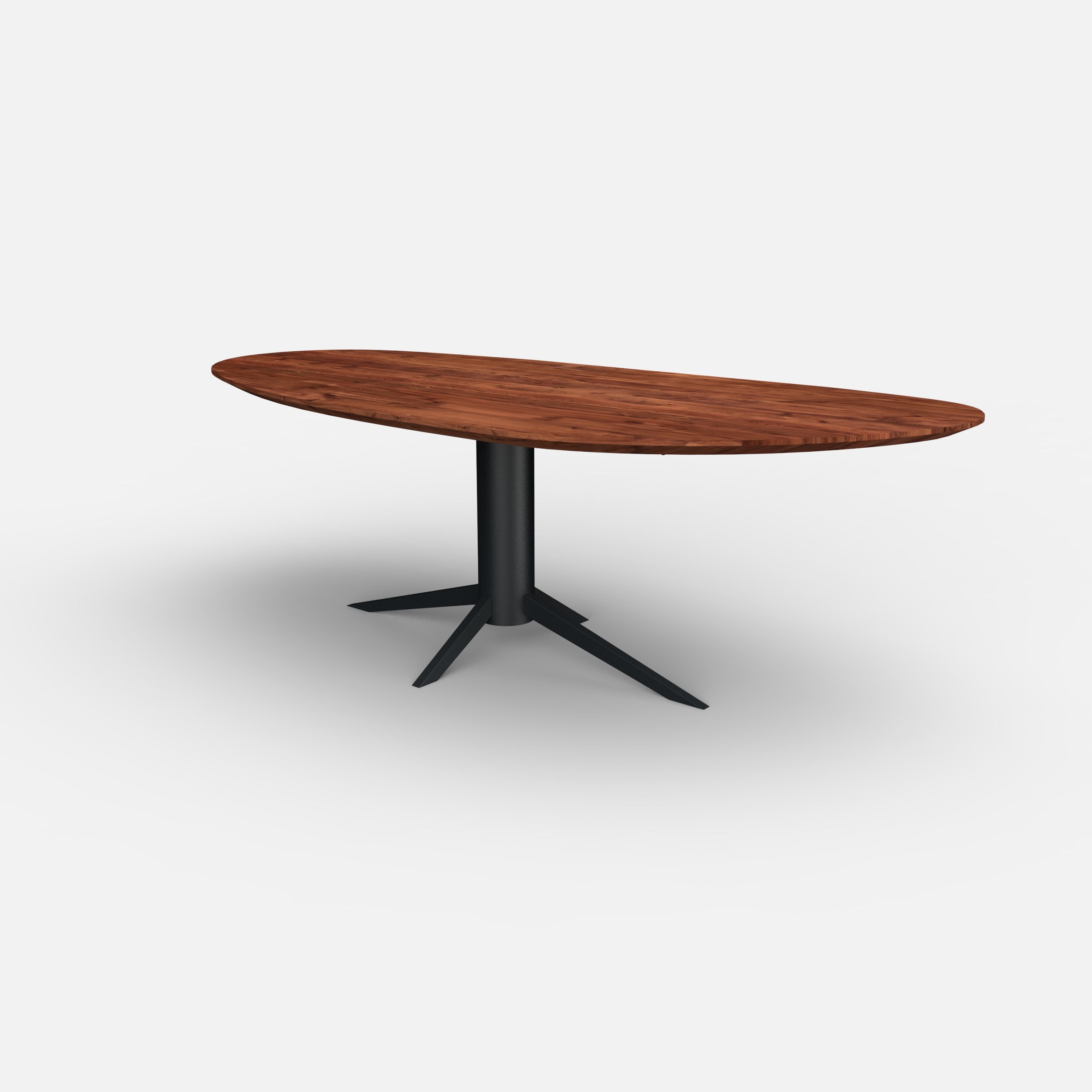 Organische notenhouten eettafel levi