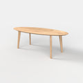 Ovale eiken eettafel Finn