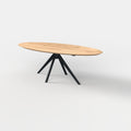 Ovale eiken eettafel Lente