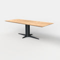 Rechthoekige eiken eettafel dex