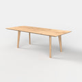 Rechthoekige eiken eettafel Finn