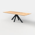 Rechthoekige eiken eettafel Liva