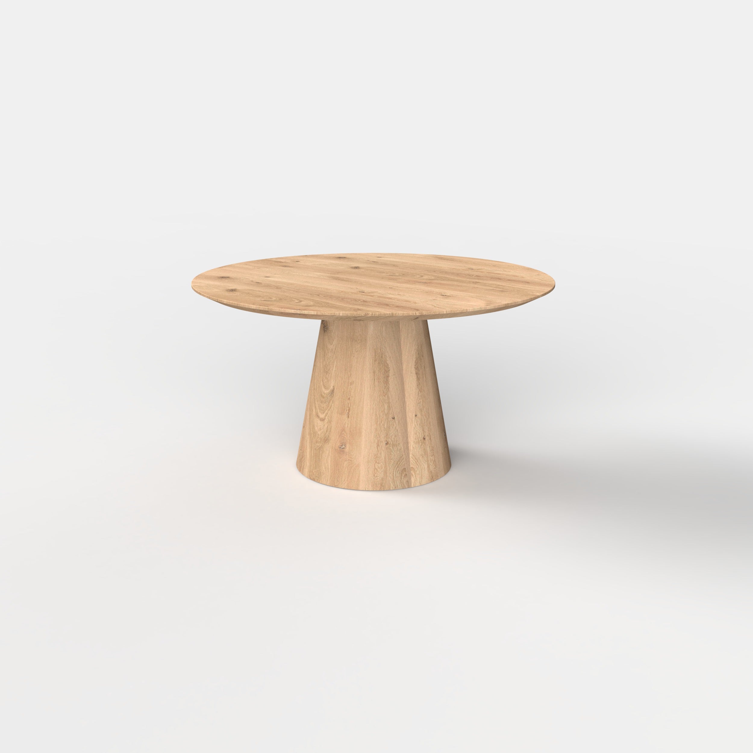 Ronde eiken eettafel Niv