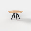 Ronde eiken eettafel vlinder