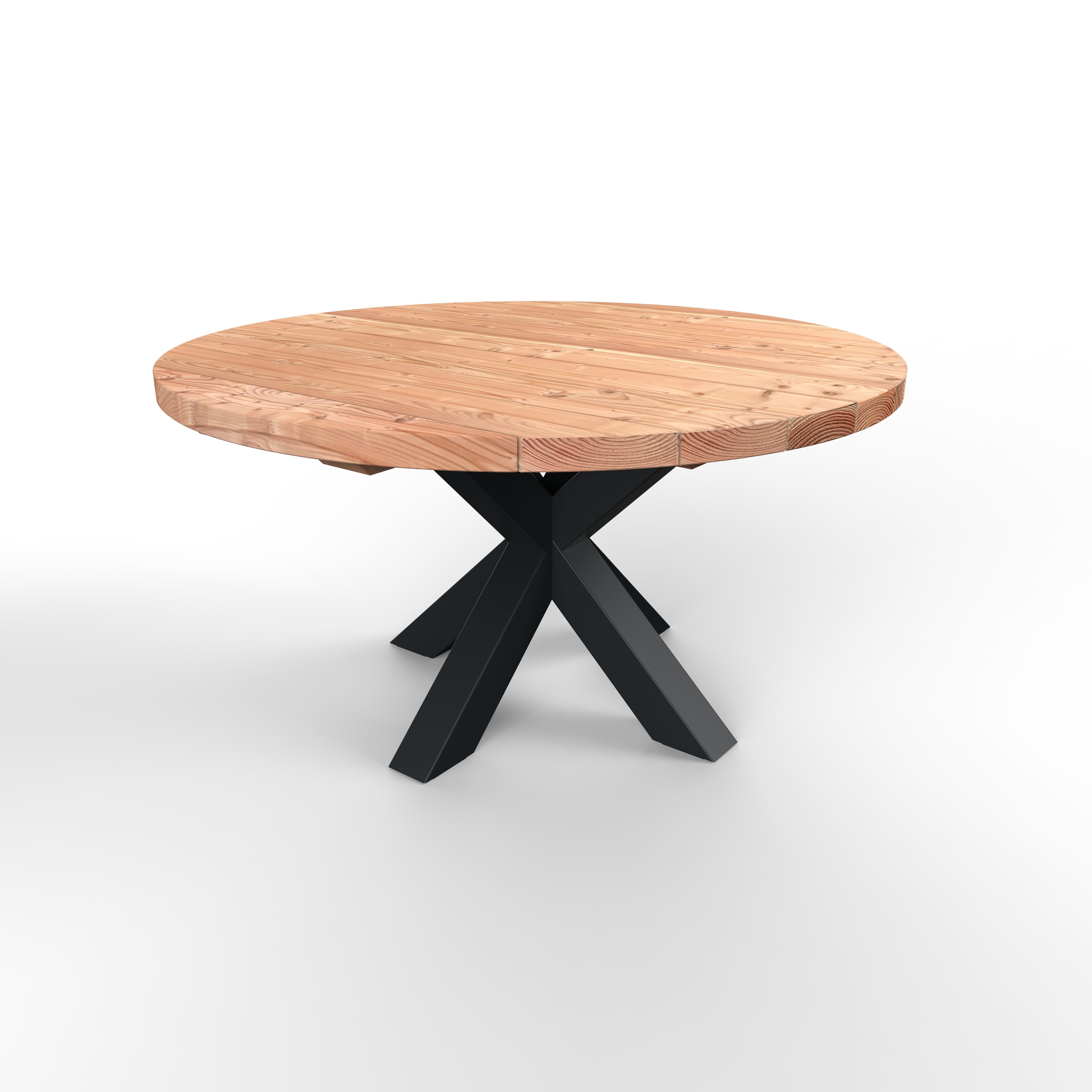 Ronde douglas tuintafel met matrixpoot