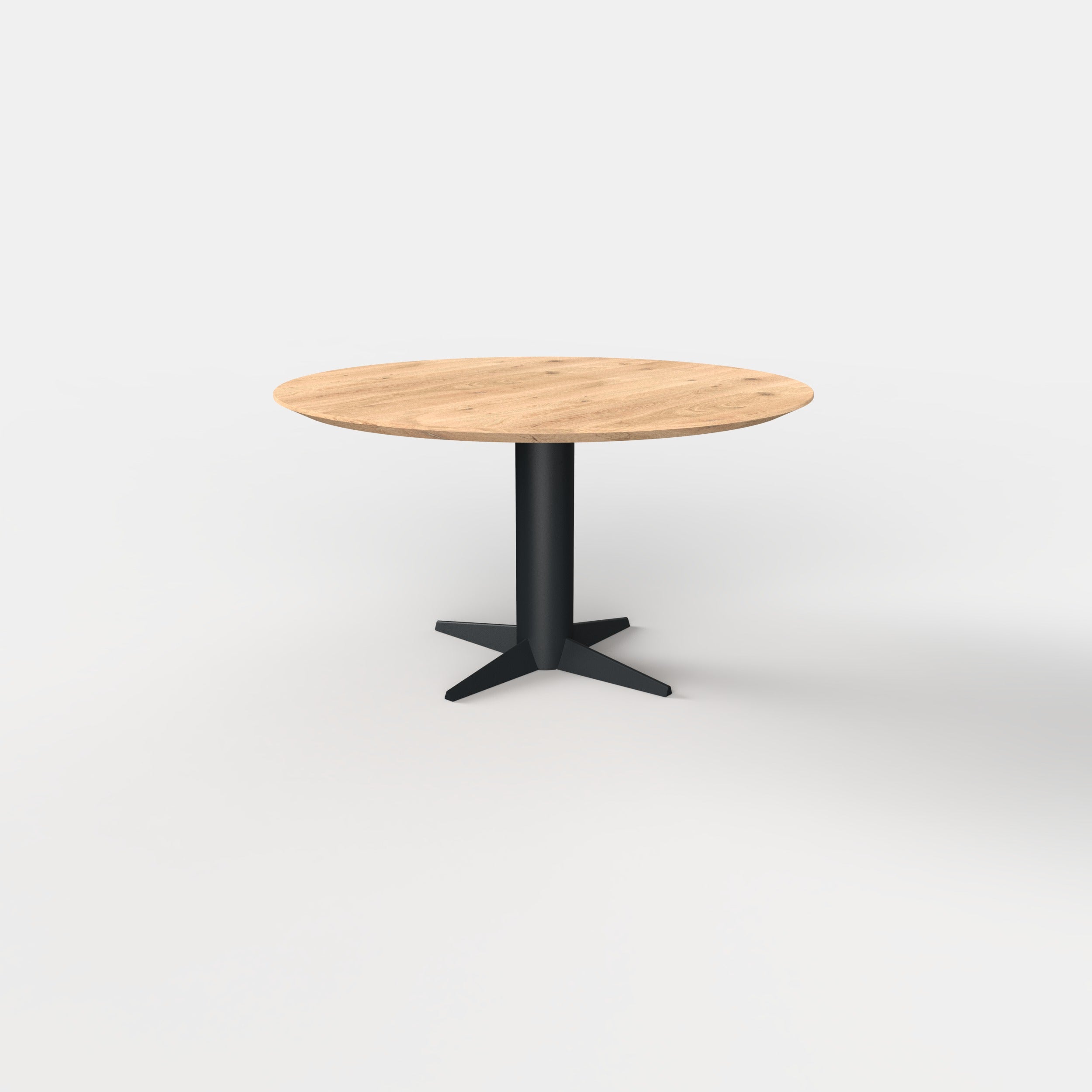 Ronde eiken eettafel Dex