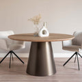 Ronde eiken eettafel Lotte