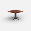 Ronde notenhouten eettafel Dex