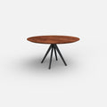 Ronde notenhouten eettafel Lente
