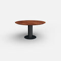 Ronde notenhouten eettafel Avaro