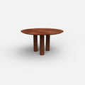 Ronde notenhouten eettafel rondo
