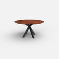 Ronde notenhouten eettafel Trevis