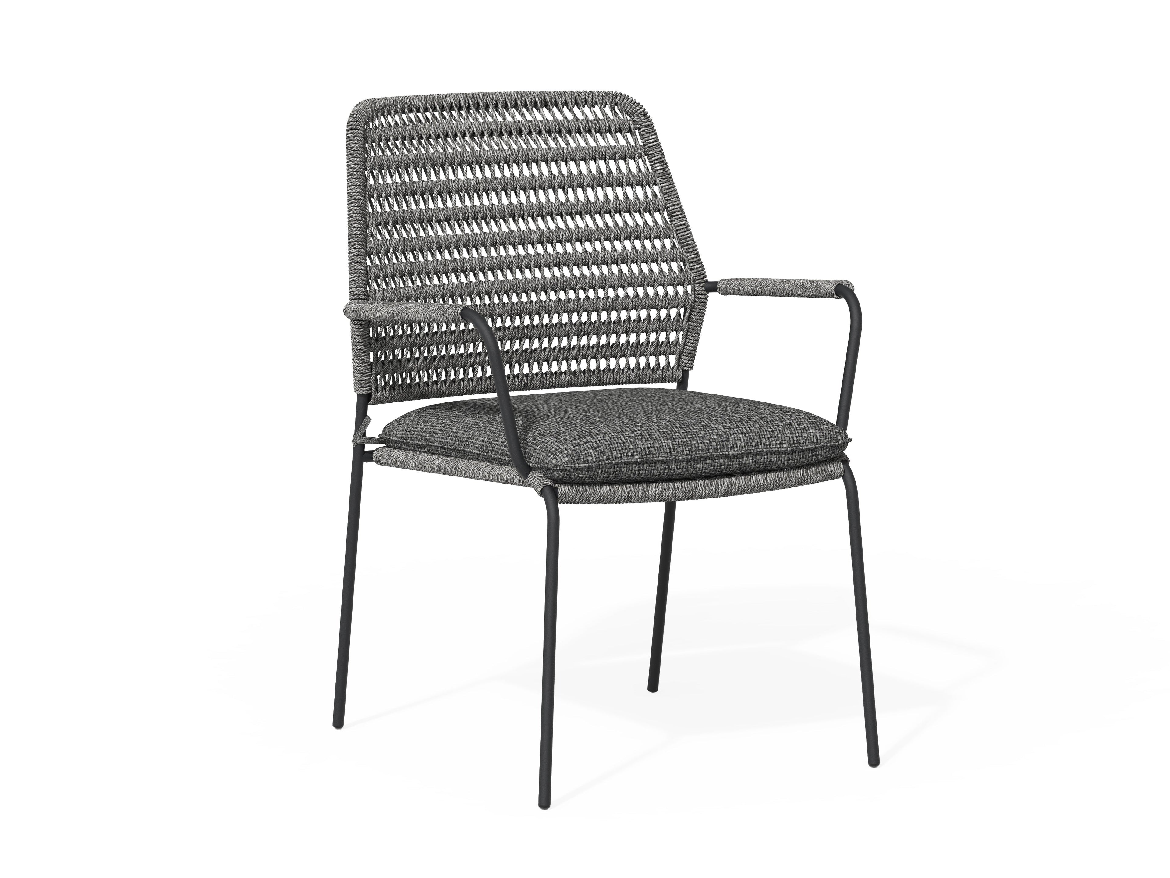 Tuinstoel David charcoal