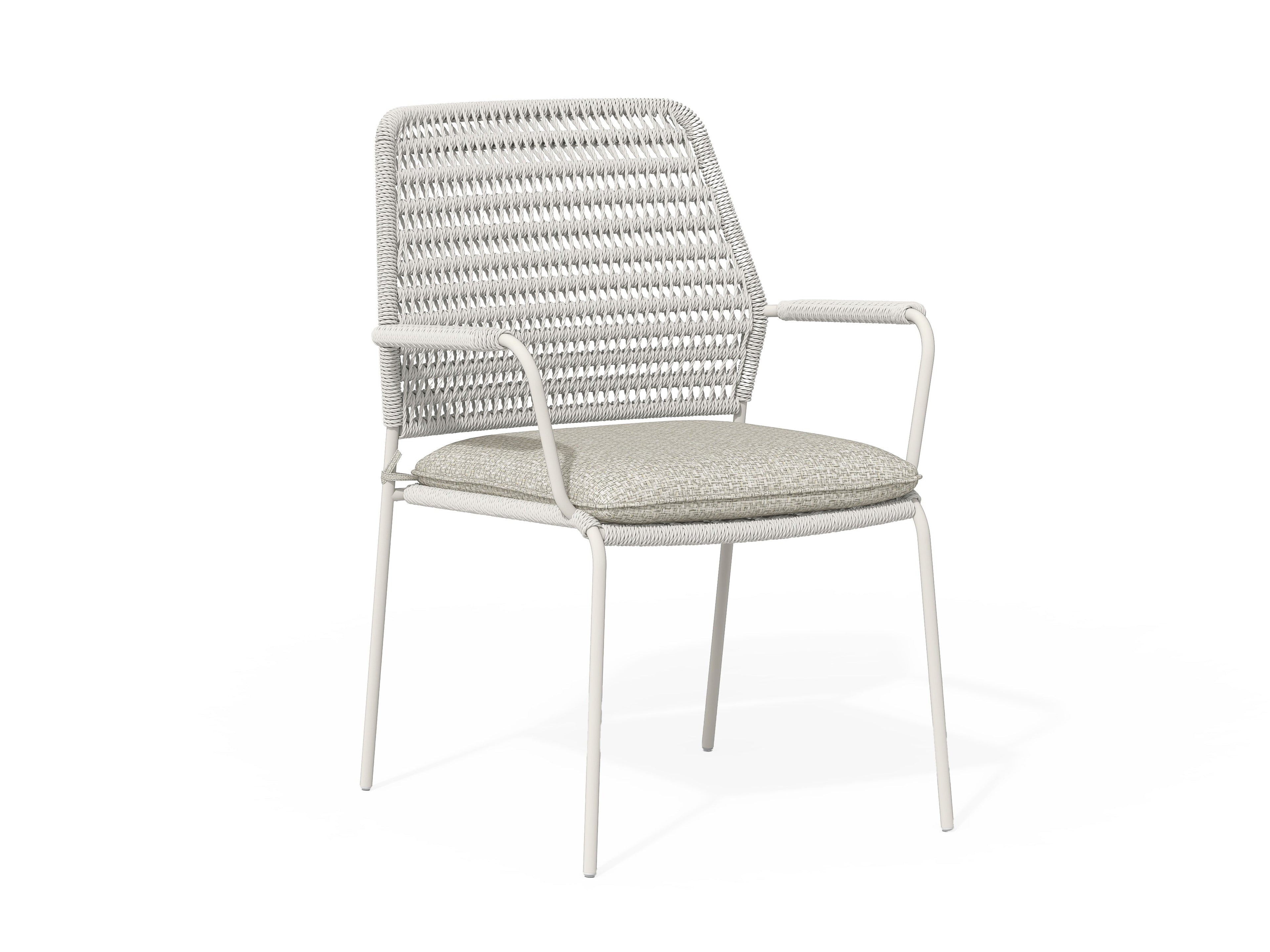 Tuinstoel David creme white