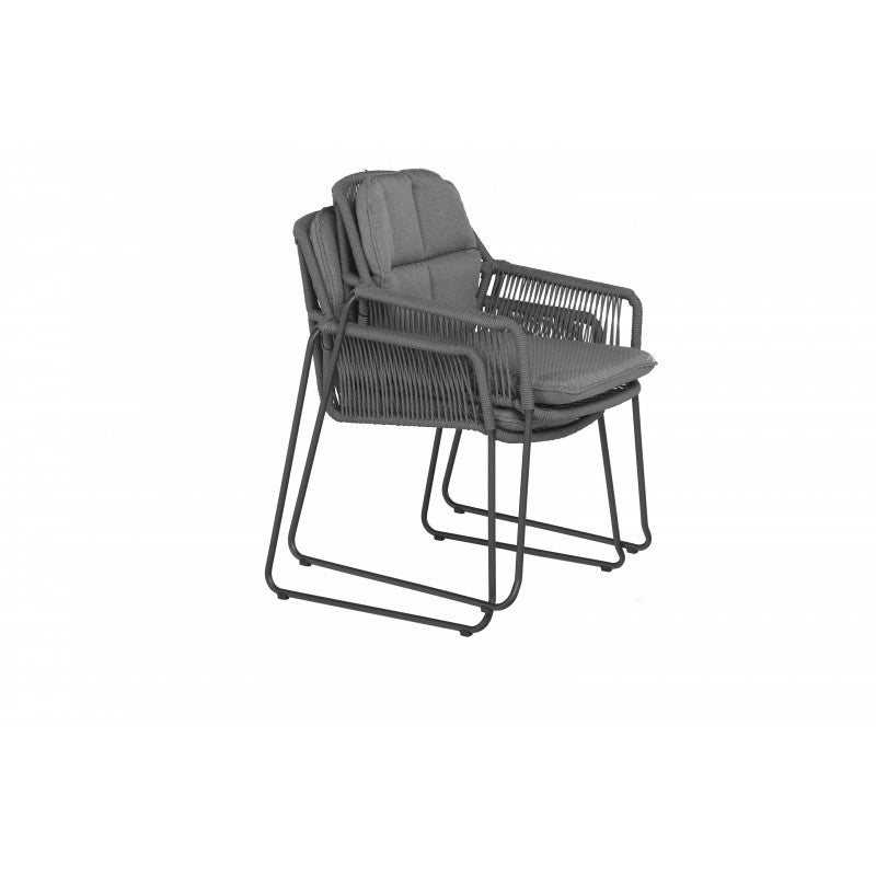 Tuinstoel Rivera charcoal