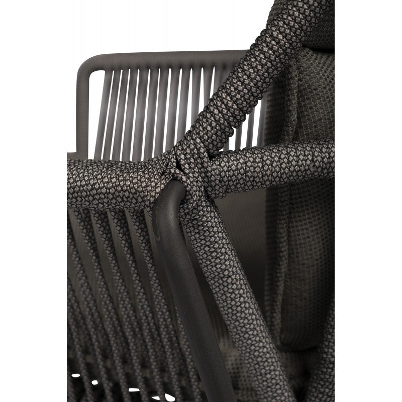 Tuinstoel Rivera charcoal