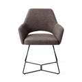 Eetkamerstoel Yanai - amazing grey - beehive black