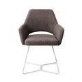 Eetkamerstoel Yanai - amazing grey - beehive white