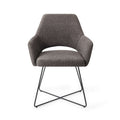 Eetkamerstoel Yanai - amazing grey - cross black