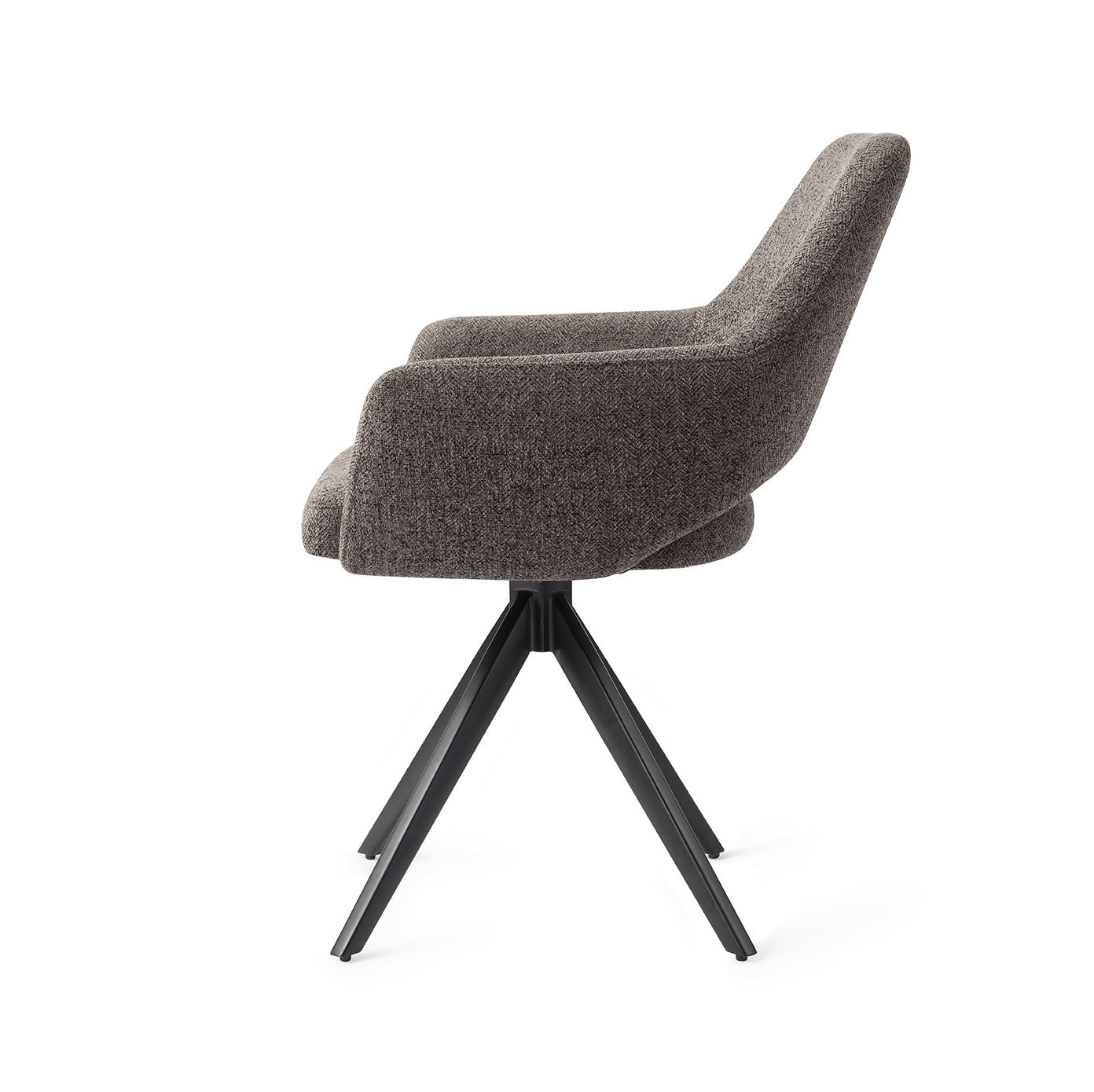 Eetkamerstoel Yanai - amazing grey - turn black