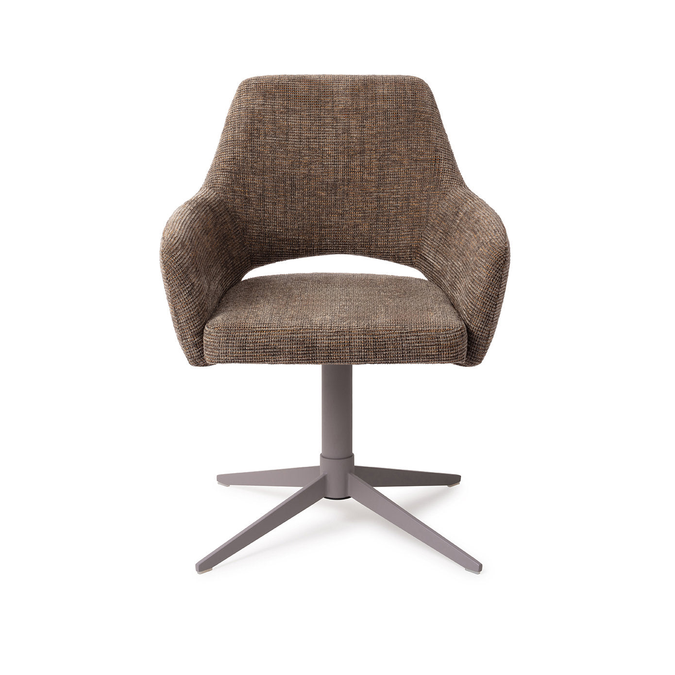 Eetkamerstoel Yanai - checked chestnut - quad grey