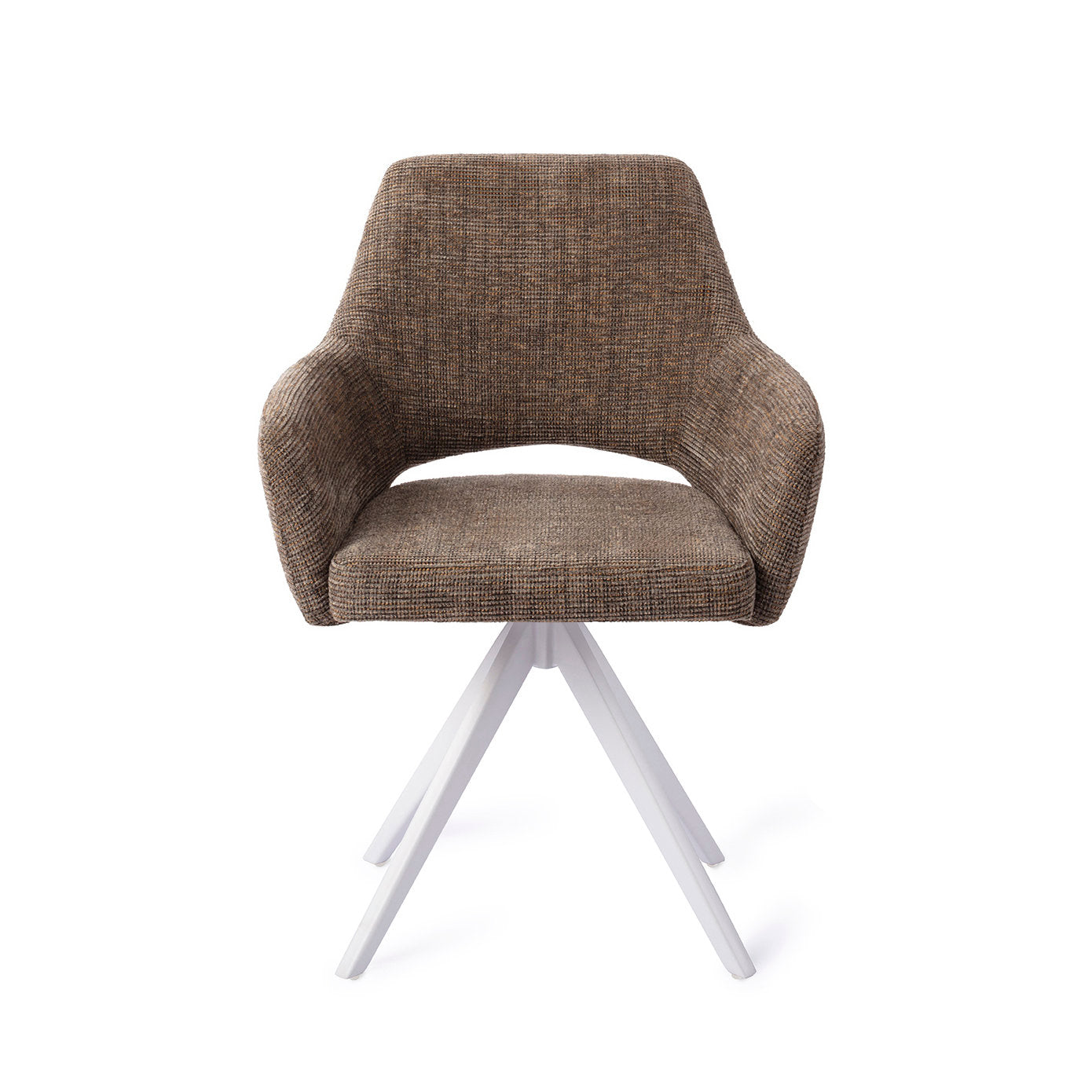 Eetkamerstoel Yanai - checked chestnut - turn white