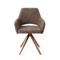 Eetkamerstoel Yanai - checked chestnut - turn rose