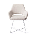 Eetkamerstoel Yanai - pigeon - cross white