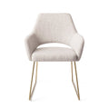 Eetkamerstoel Yanai - pigeon - slide gold