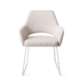 Eetkamerstoel Yanai - pigeon - slide white