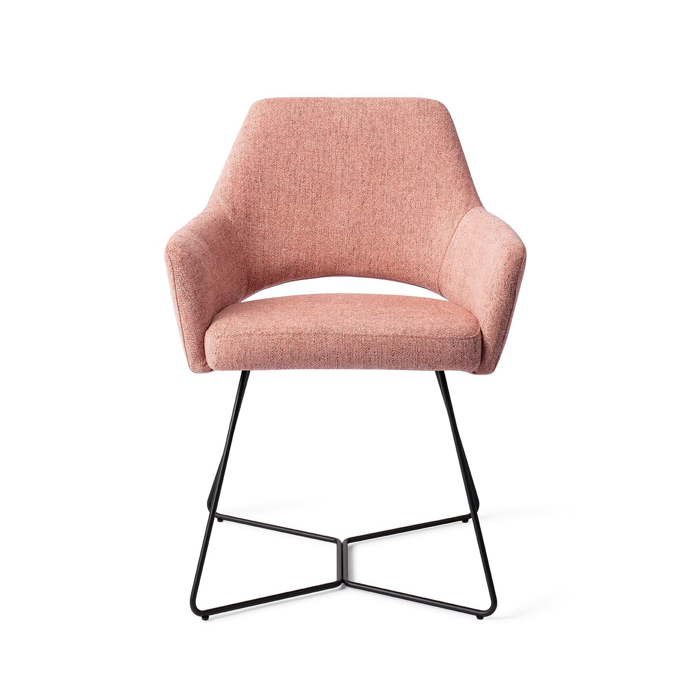 Eetkamerstoel Yanai - pink punch - beehive black