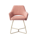 Eetkamerstoel Yanai - pink punch - beehive gold