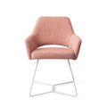 Eetkamerstoel Yanai - pink punch - beehive white